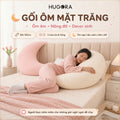Gối Ôm Mặt Trăng Hugora™ – Nâng Đỡ Toàn Thân, Êm Ái Khi Ngủ
